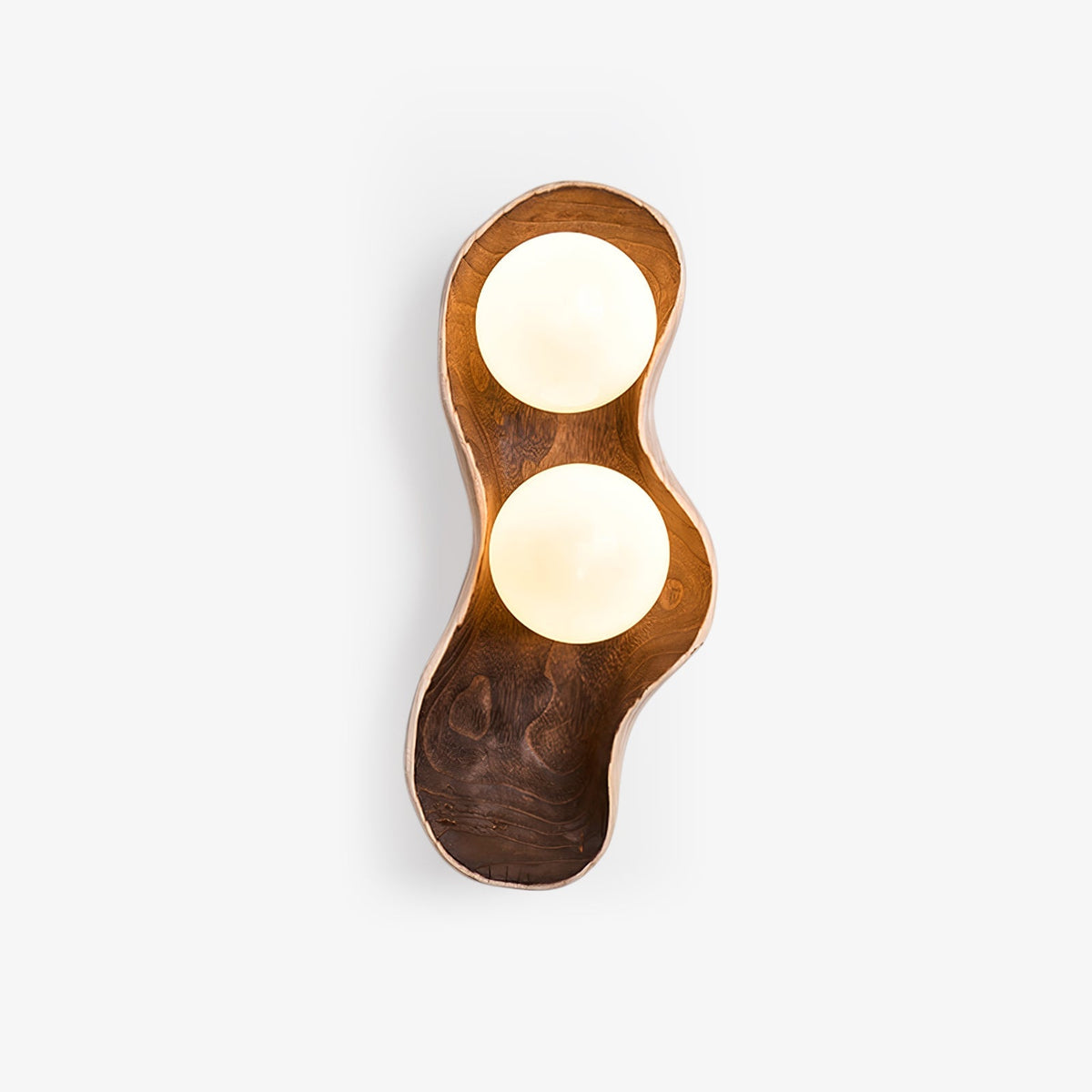 Fable Carved Wood Sconce