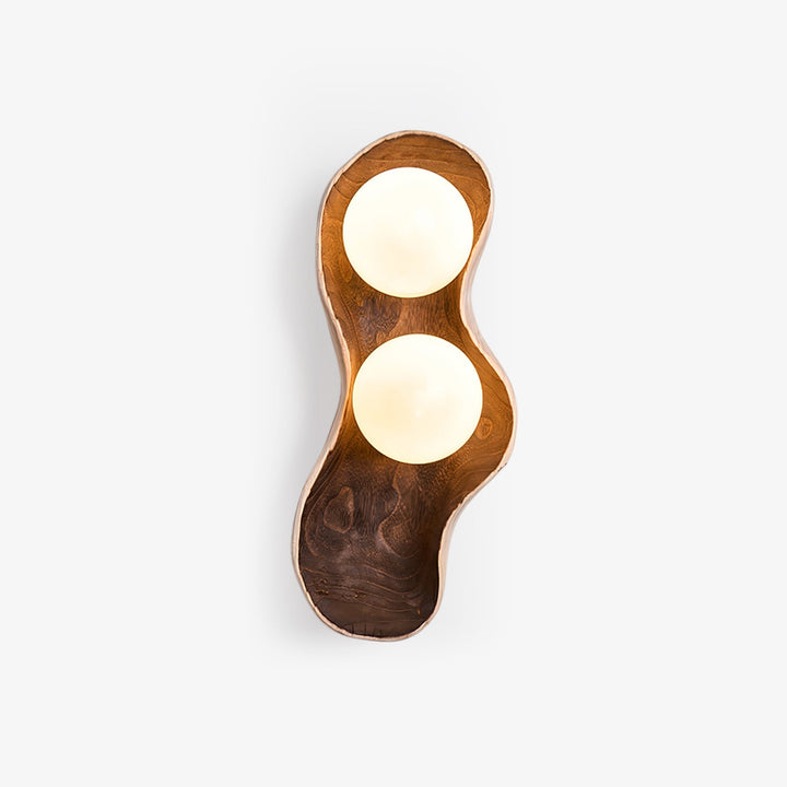 Fable Carved Wood Sconce