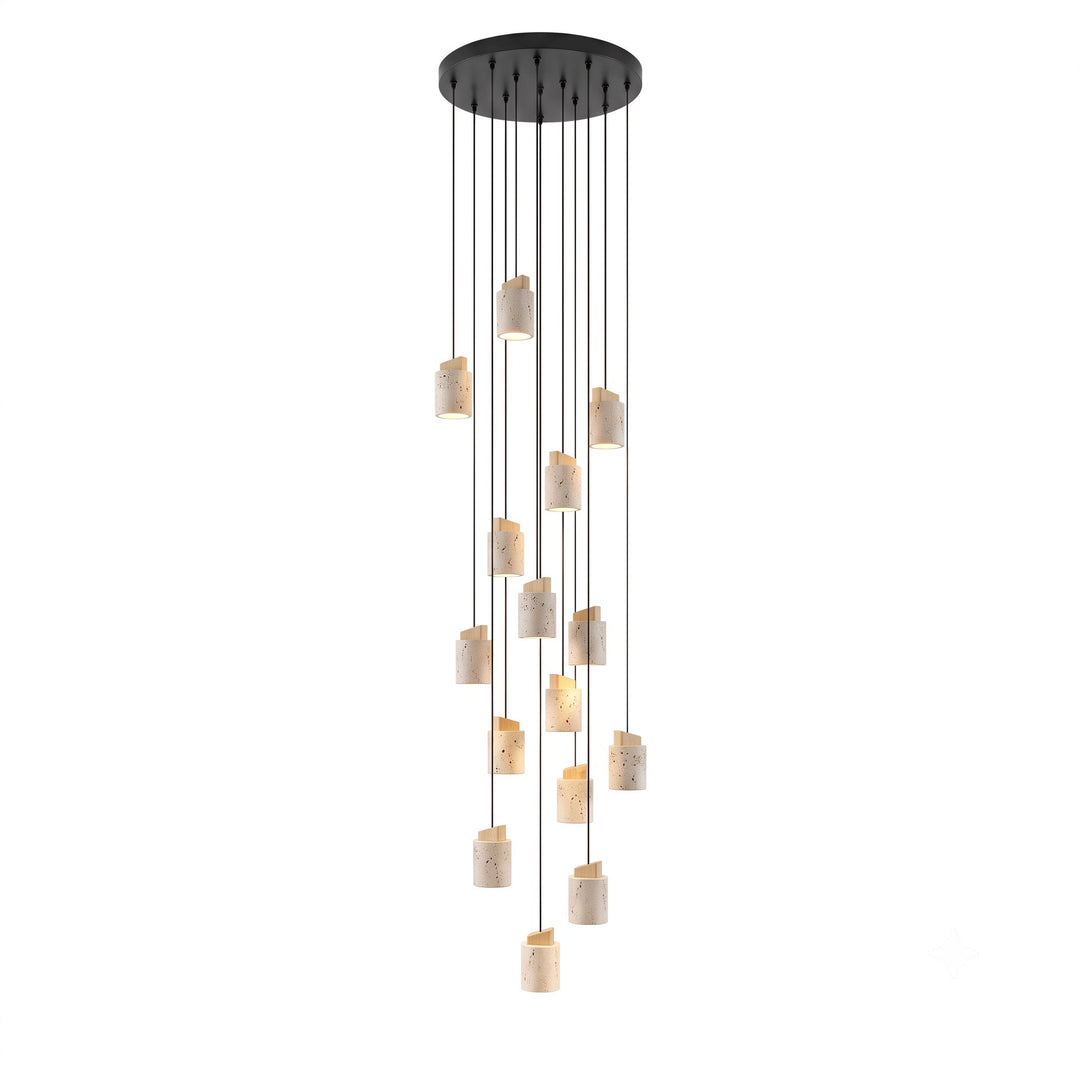 Marlow Travertine Pendant Light