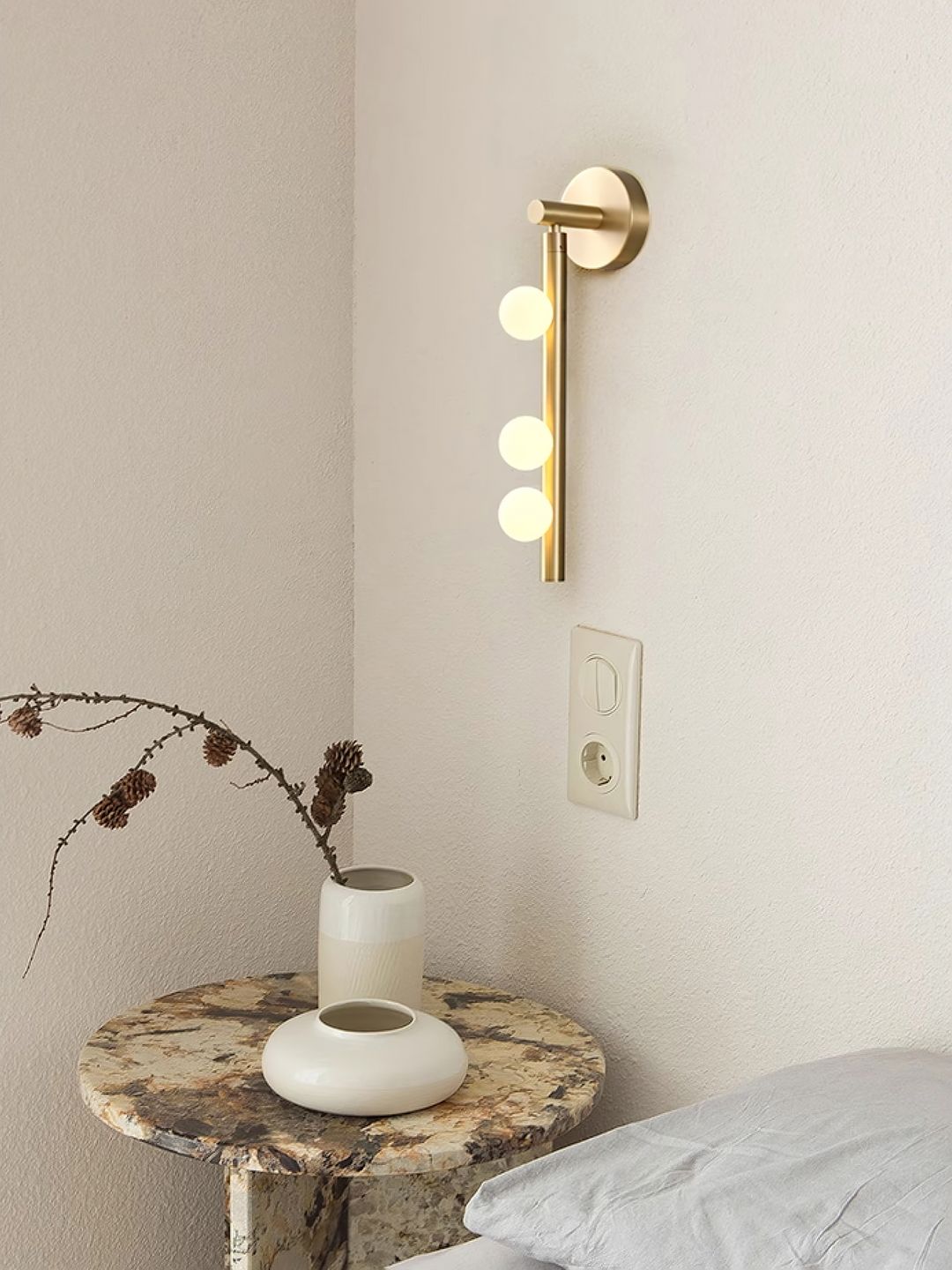 Corbin Glass Tube Wall Sconce