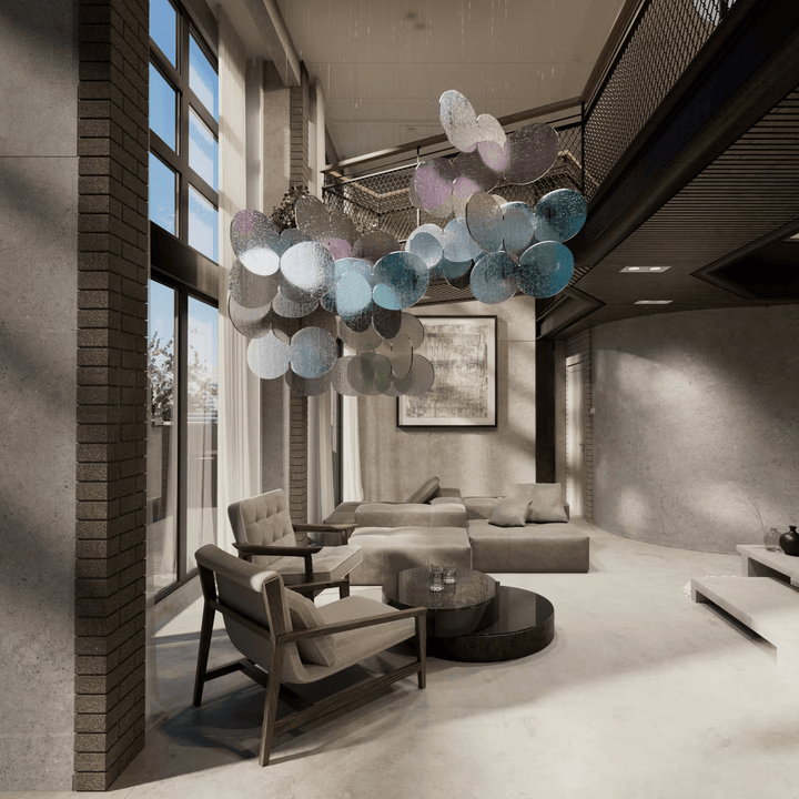 Nimbus Disc Chandelier