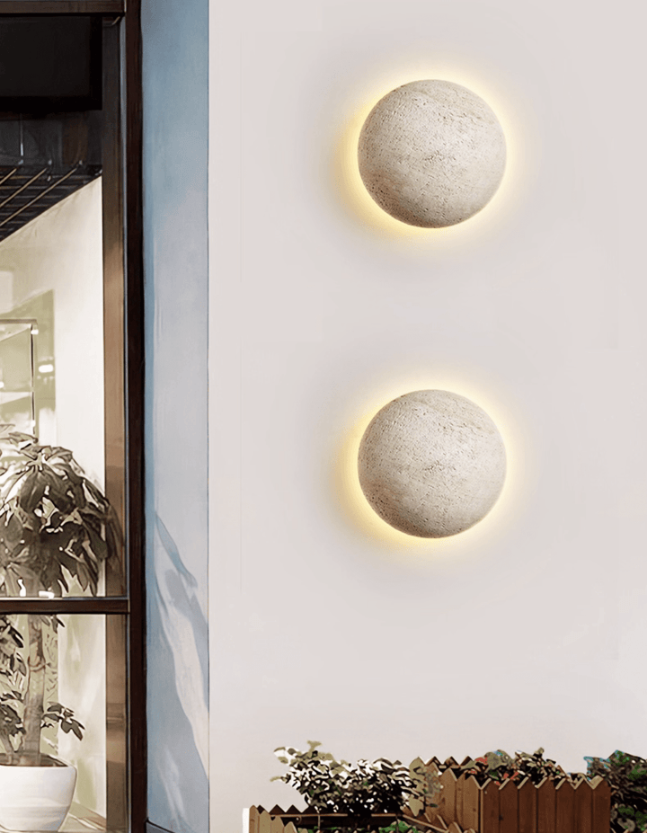 Alcove Travertine Wall Sconce