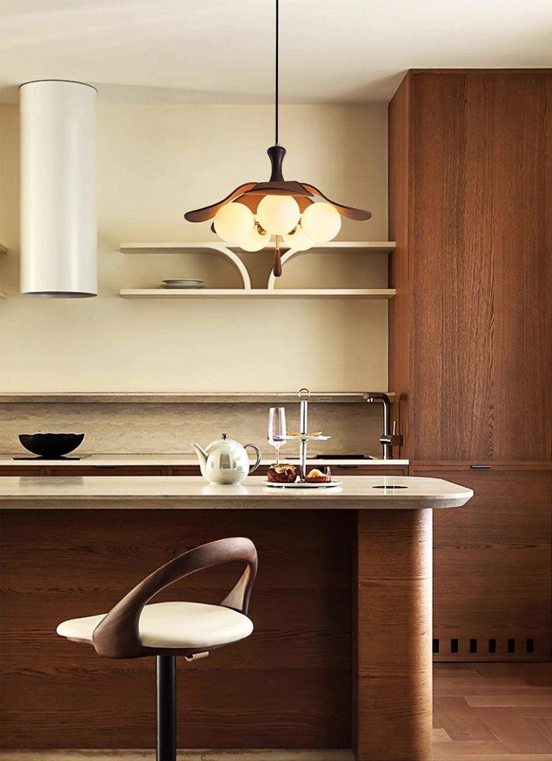 Blossom Wood Pendant Light