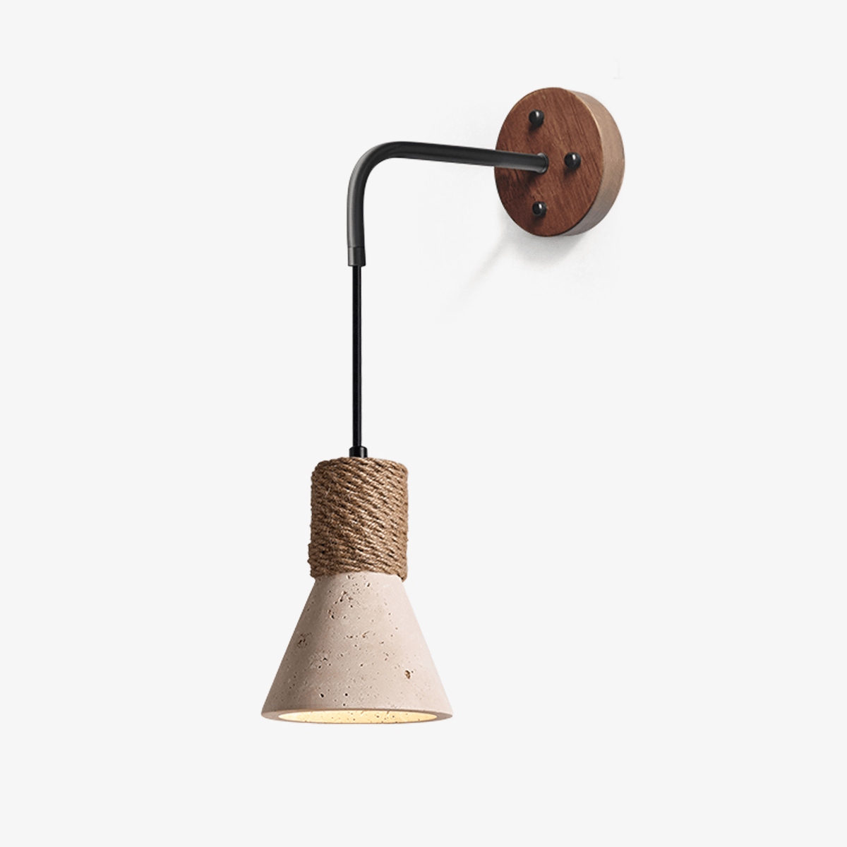 Twine Cone Wall Sconce