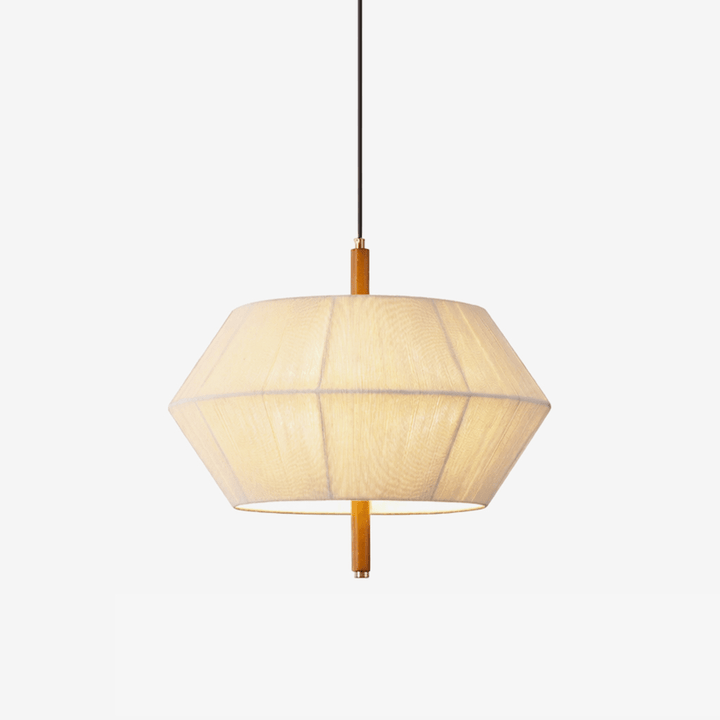 Facet Linen Pendant Light