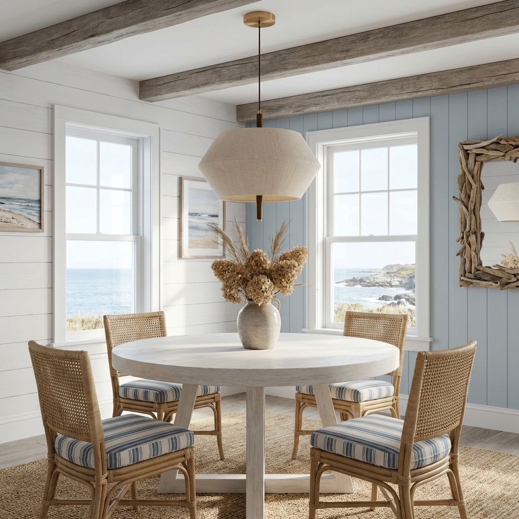 Facet Linen Pendant Light
