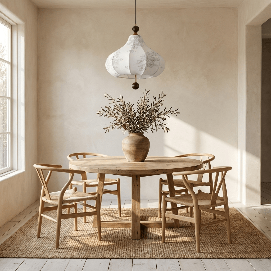 Linen Bloom Pendant Light
