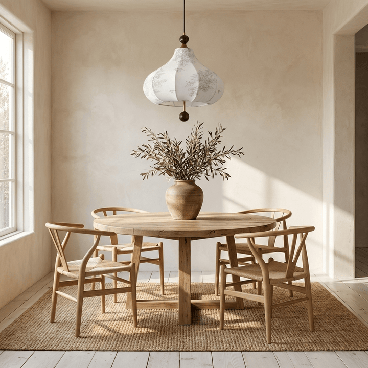 Linen Bloom Pendant Light