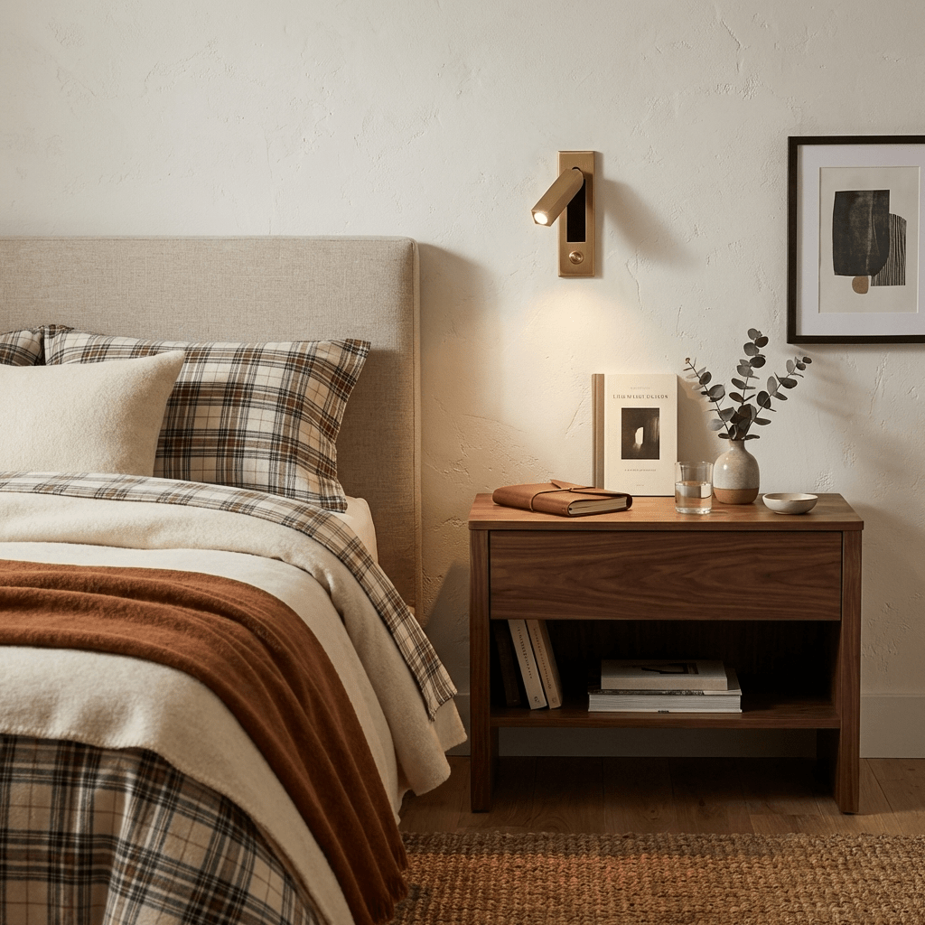 Fold Flush Bedside Sconce