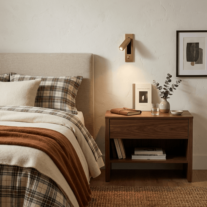 Fold Flush Bedside Sconce