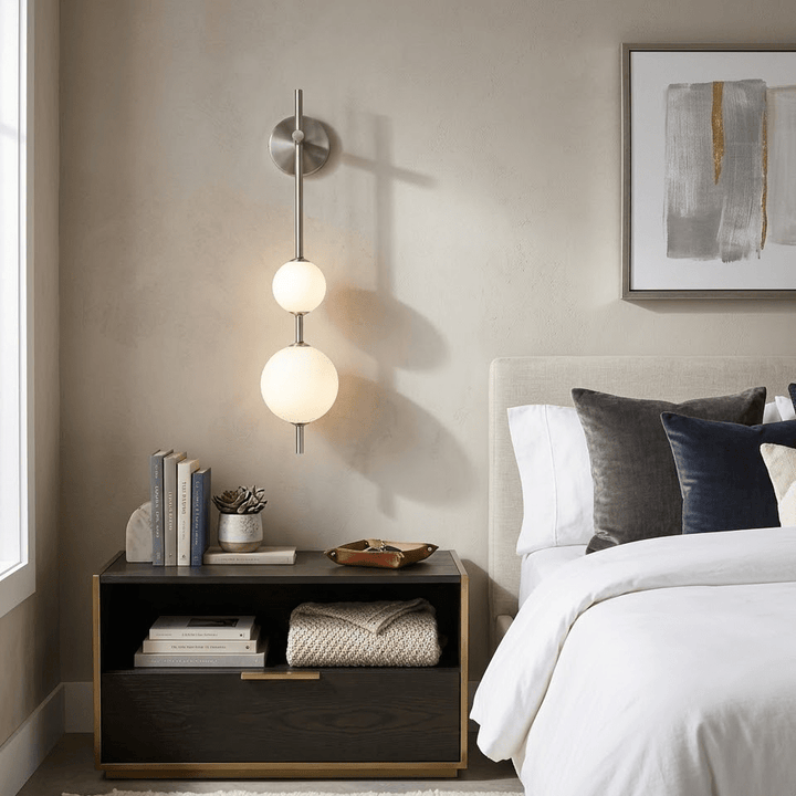 Stacked Globe Wall Sconce