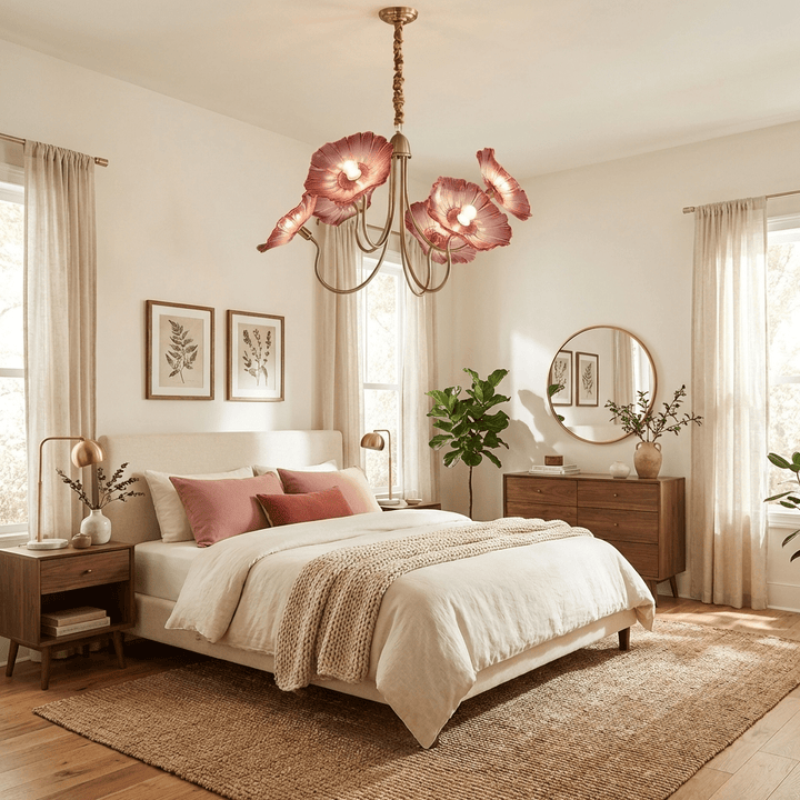 Frond Glass Chandelier
