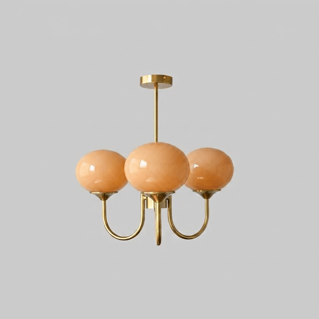 Blush Globe Chandelier
