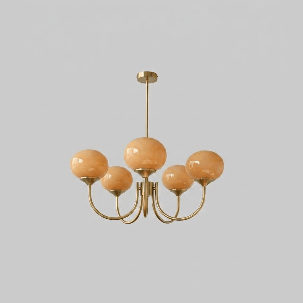 Blush Globe Chandelier