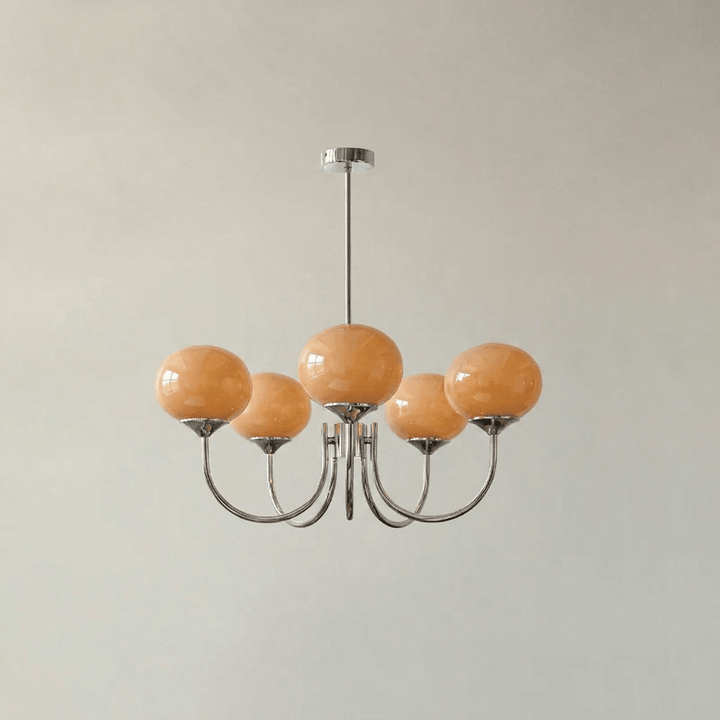 Blush Globe Chandelier