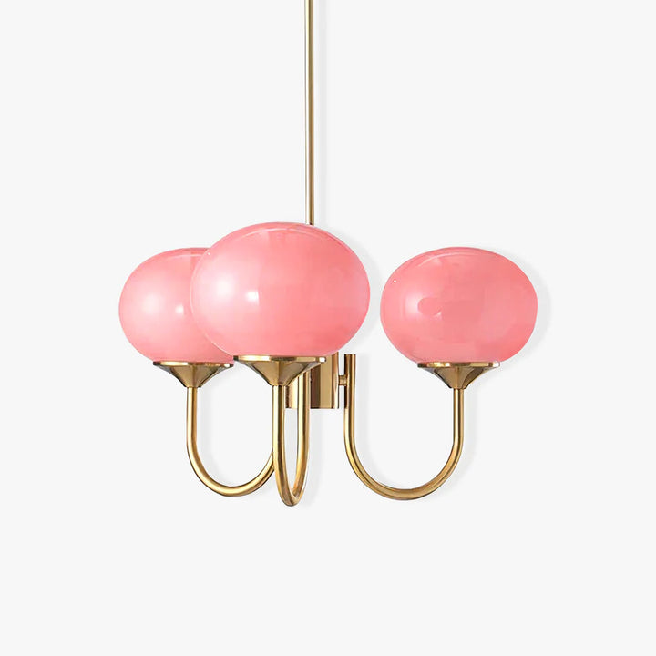 Blush Globe Chandelier