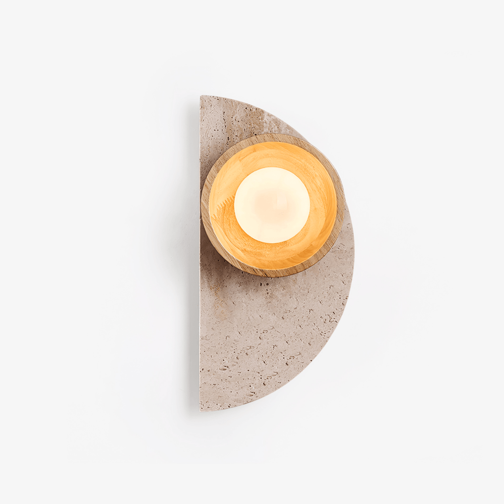Orris Travertine Wall Sconce