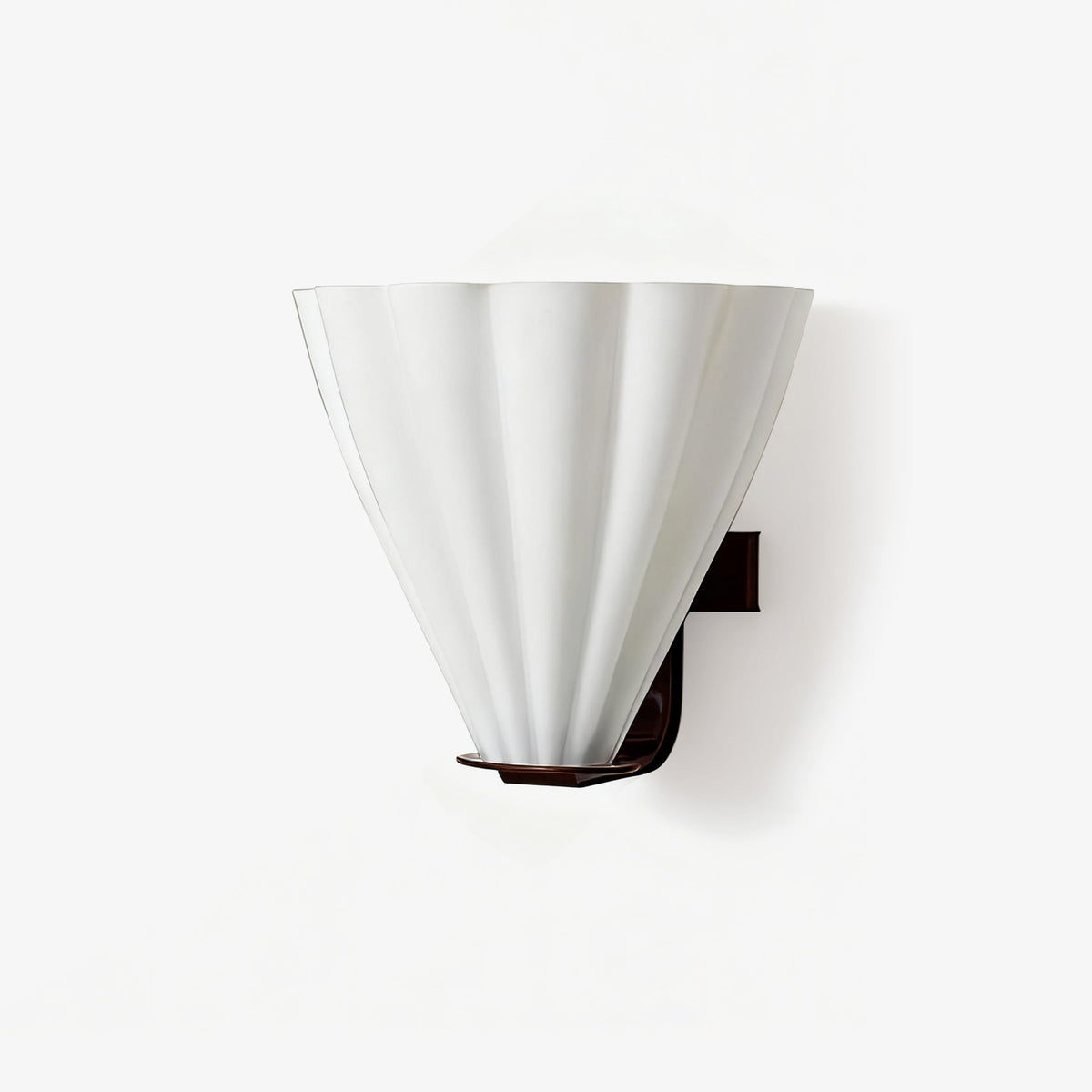 Palma Fan Glass Wall Sconce