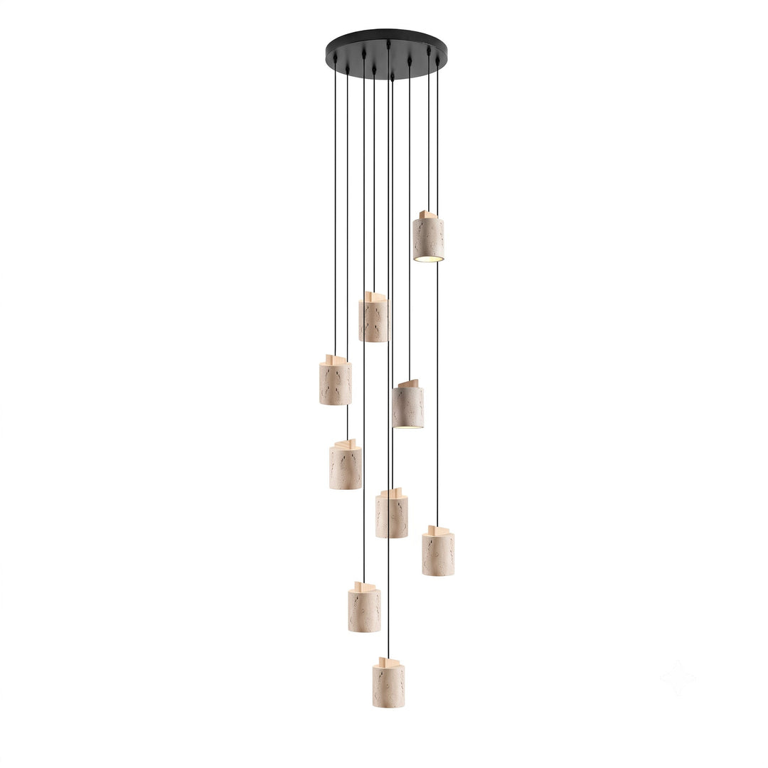 Marlow Travertine Pendant Light