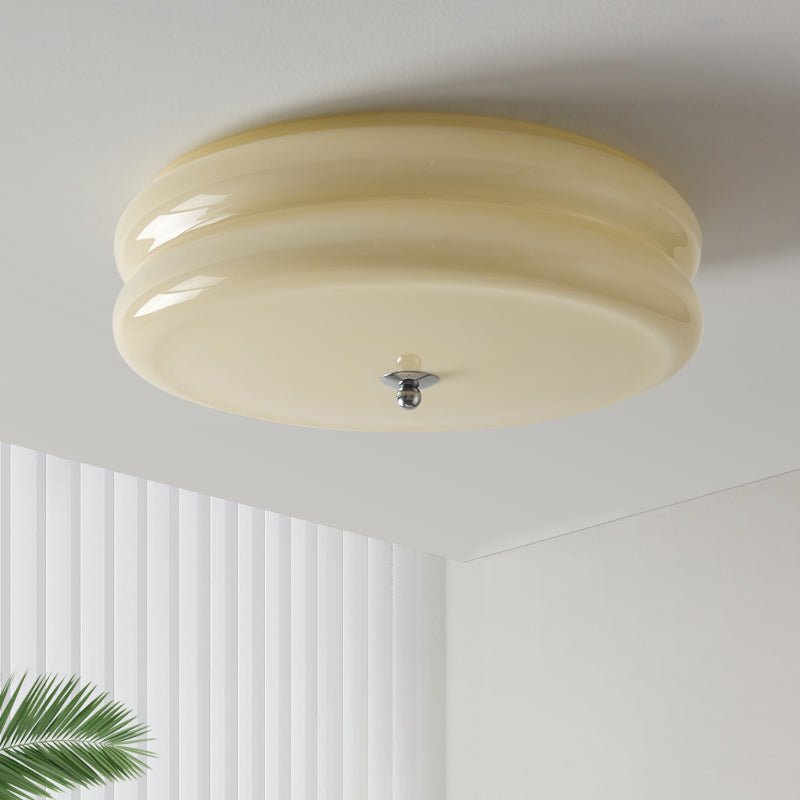 Ravel Ribbed Glass Ceiling Light