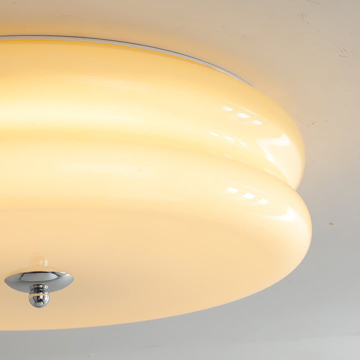 Ravel Ribbed Glass Ceiling Light