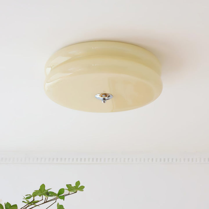 Ravel Ribbed Glass Ceiling Light