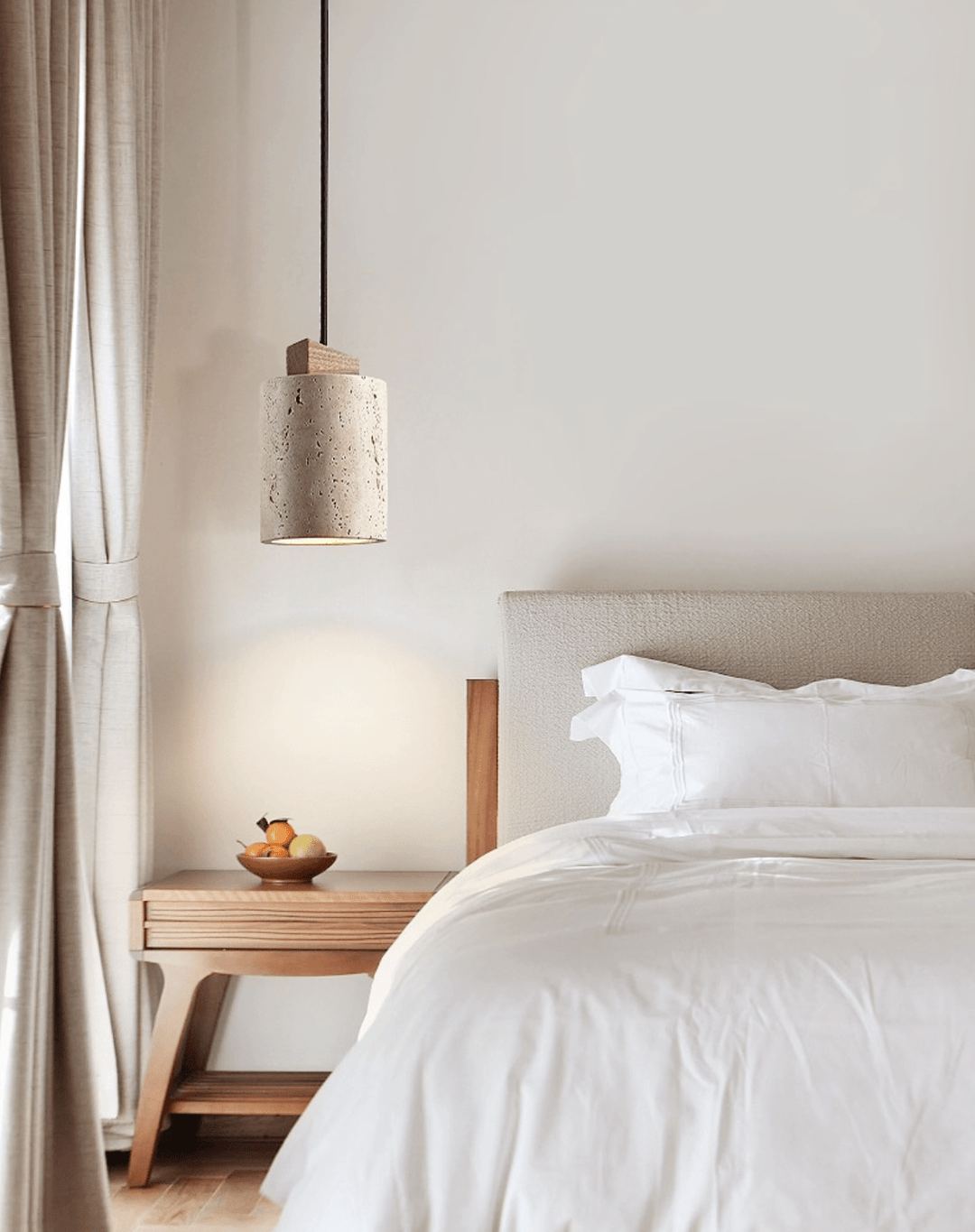 Marlow Travertine Pendant Light