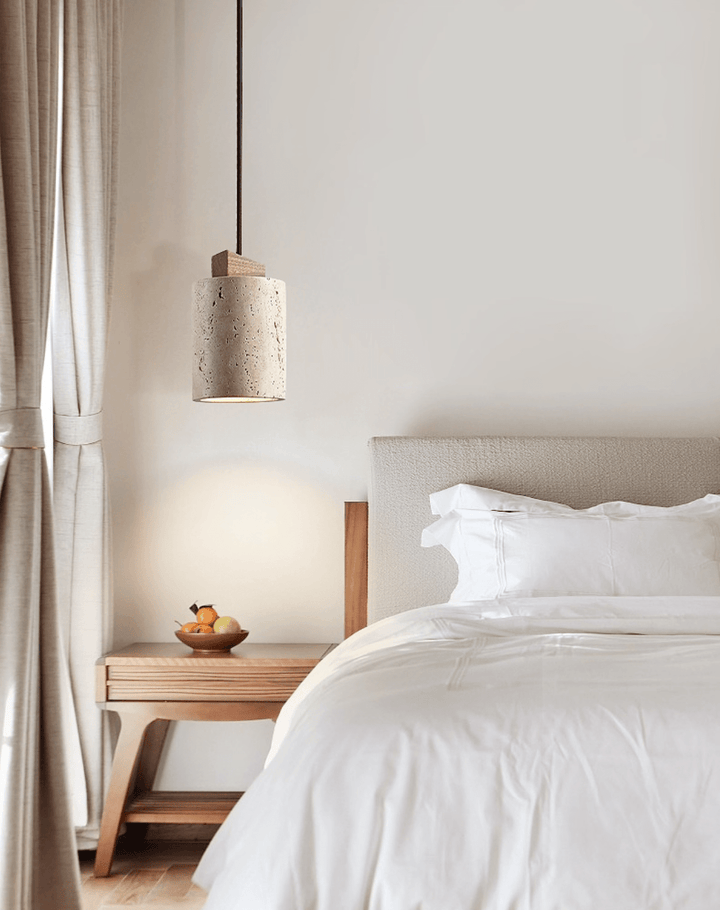 Marlow Travertine Pendant Light