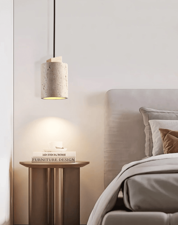 Marlow Travertine Pendant Light