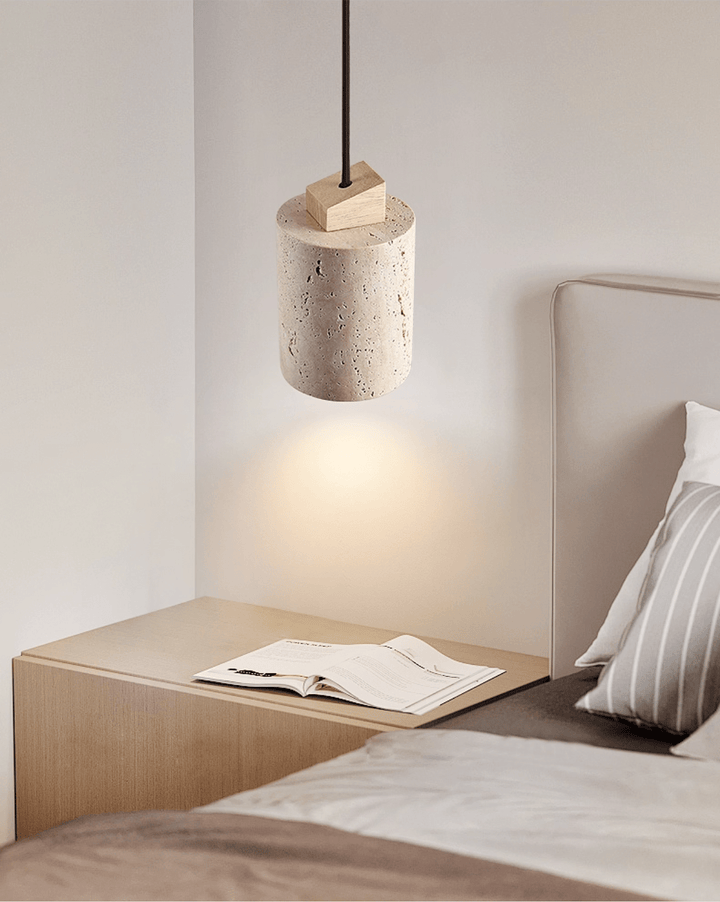 Marlow Travertine Pendant Light