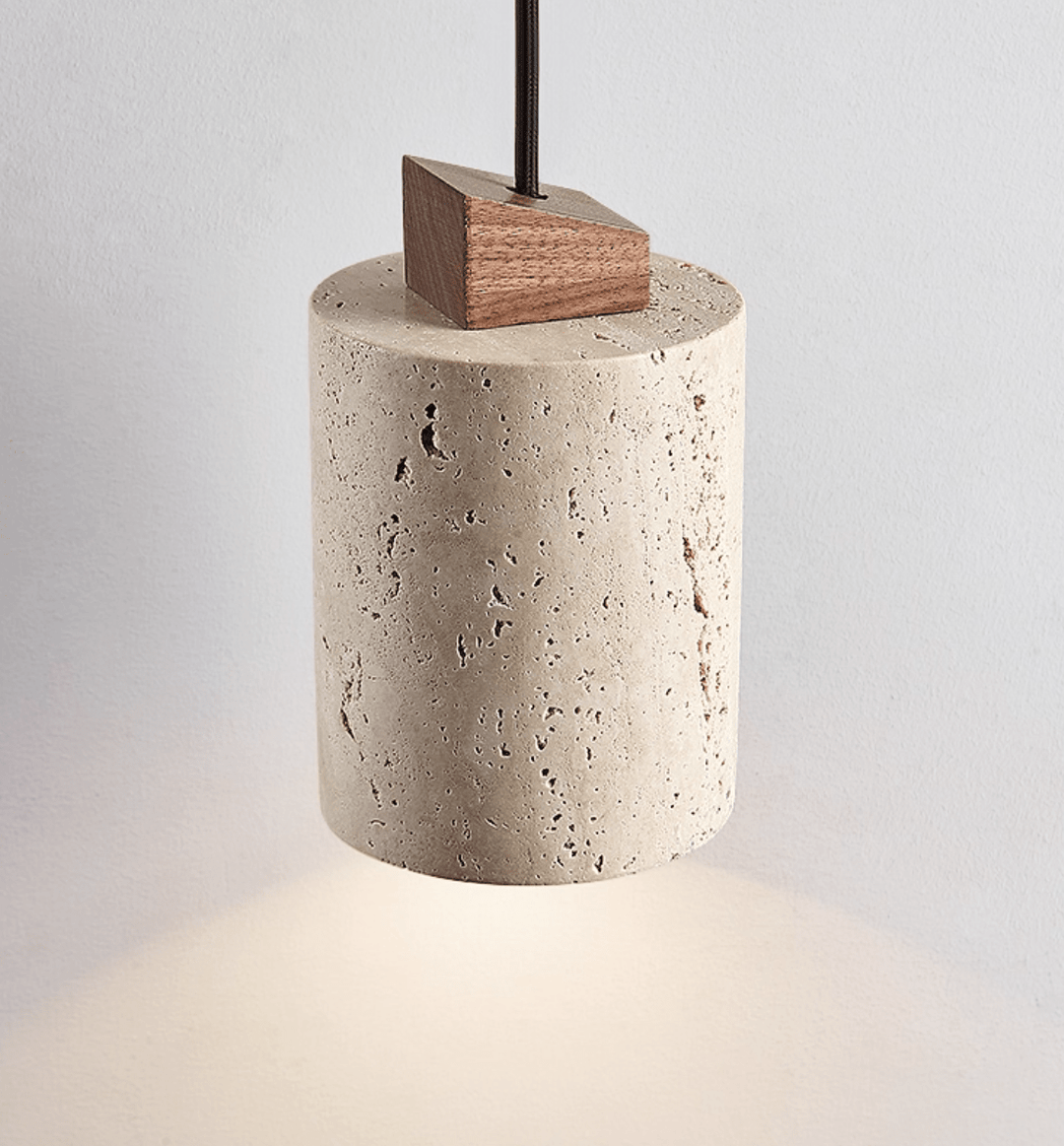 Marlow Travertine Pendant Light