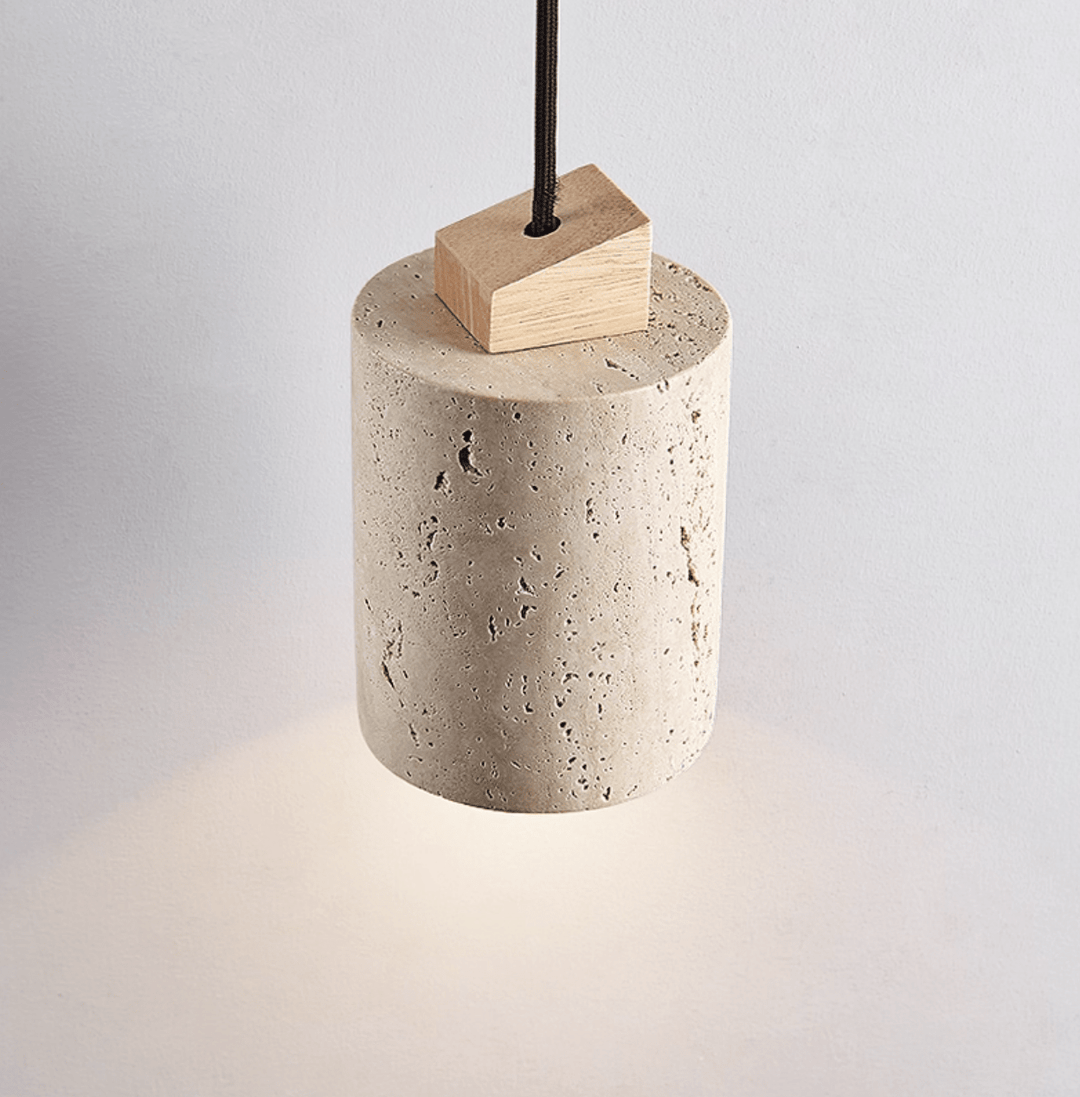 Marlow Travertine Pendant Light