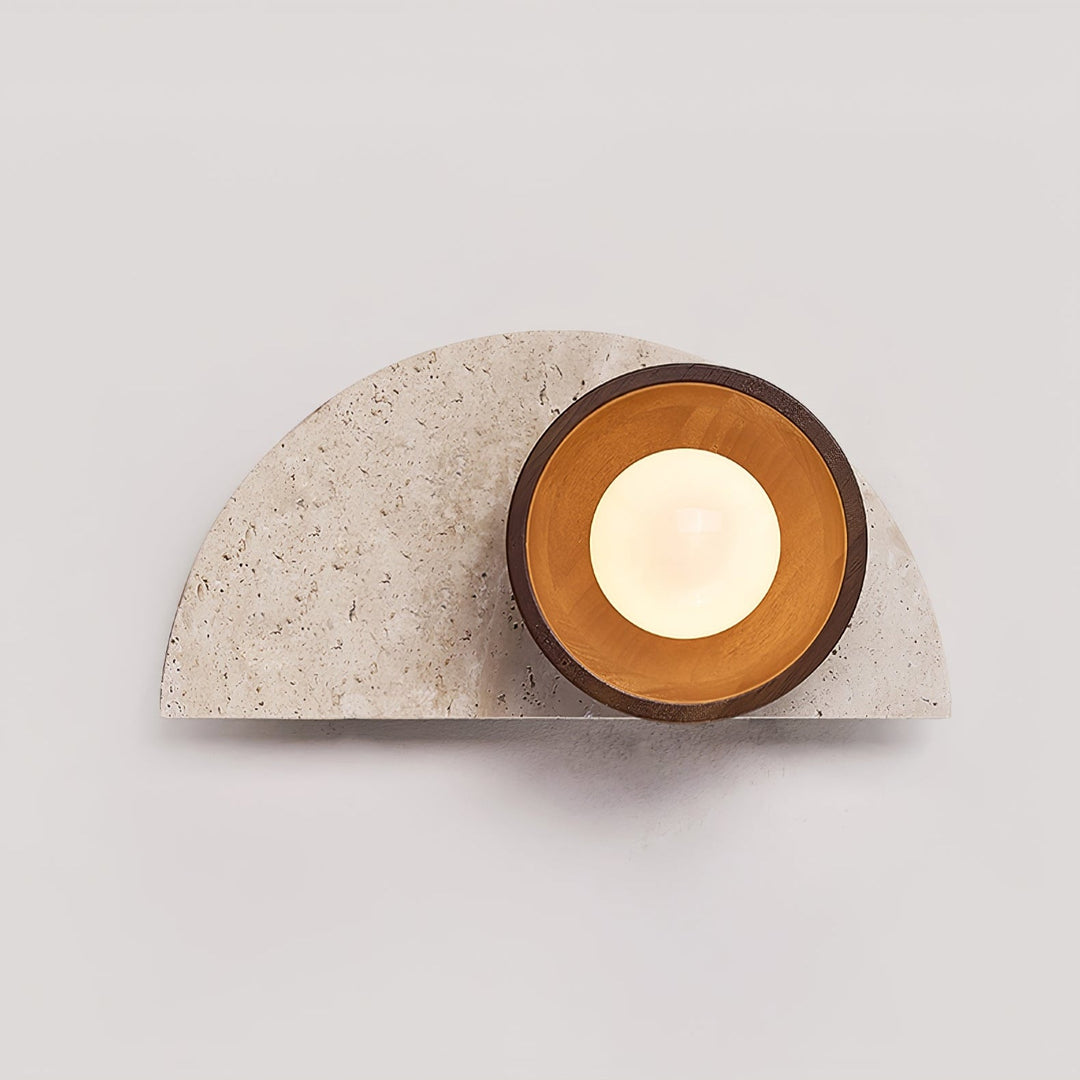 Orris Travertine Wall Sconce