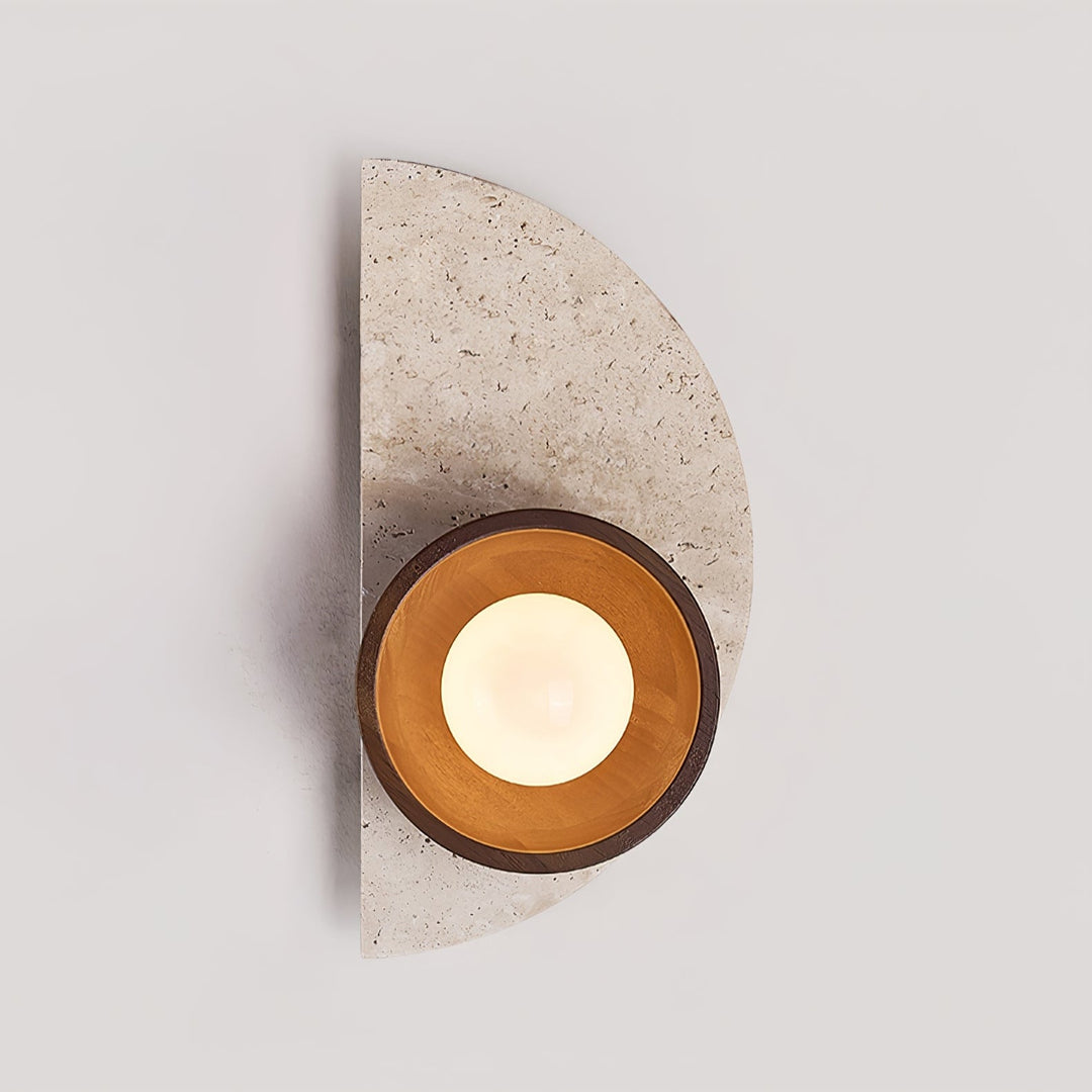 Orris Travertine Wall Sconce