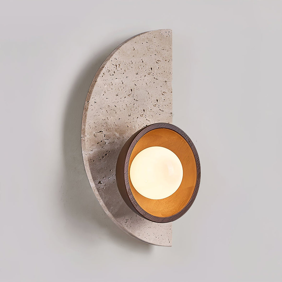 Orris Travertine Wall Sconce