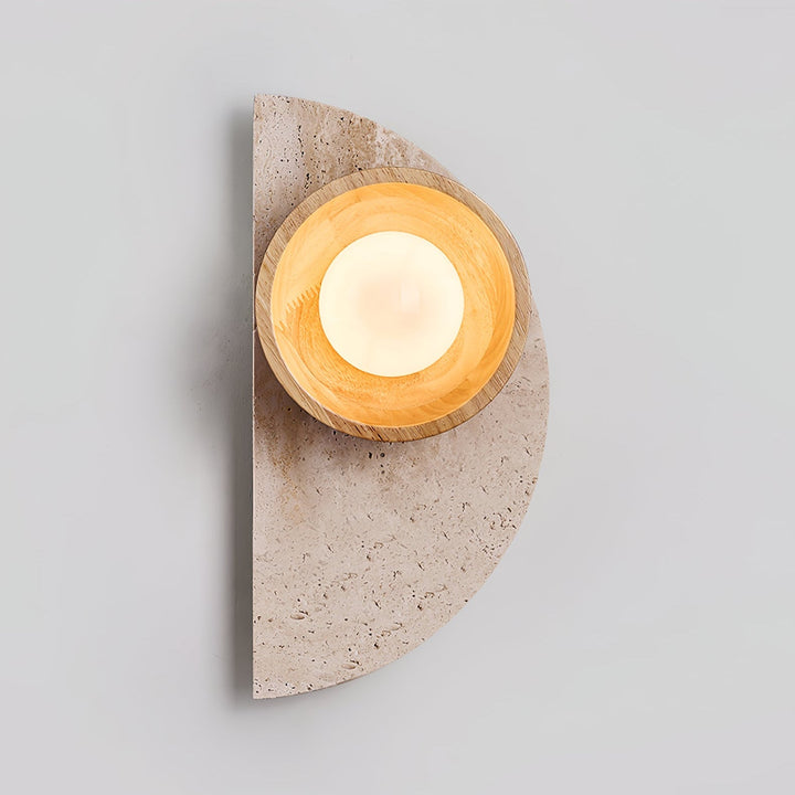 Orris Travertine Wall Sconce