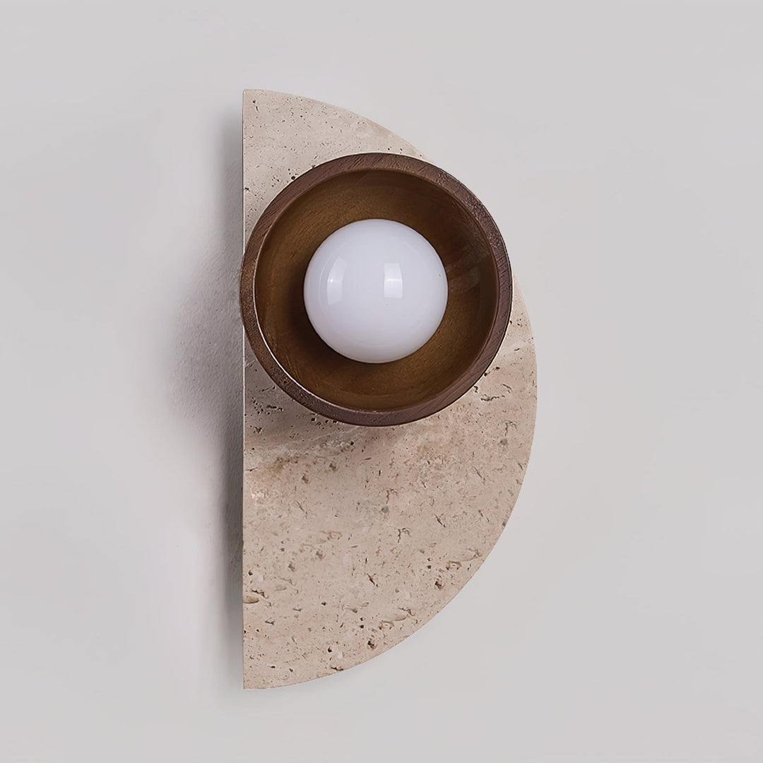 Orris Travertine Wall Sconce
