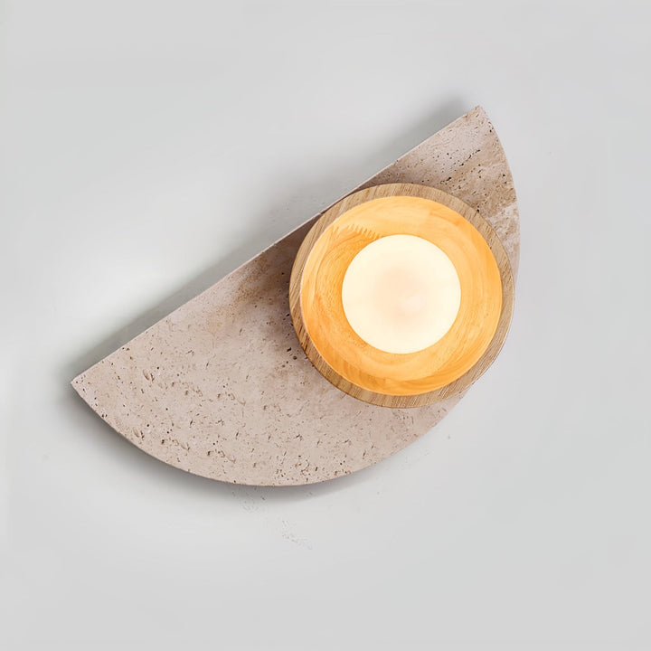 Orris Travertine Wall Sconce