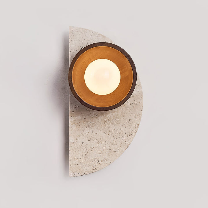 Orris Travertine Wall Sconce
