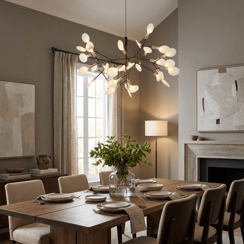 Arbor Branch LED Chandelier