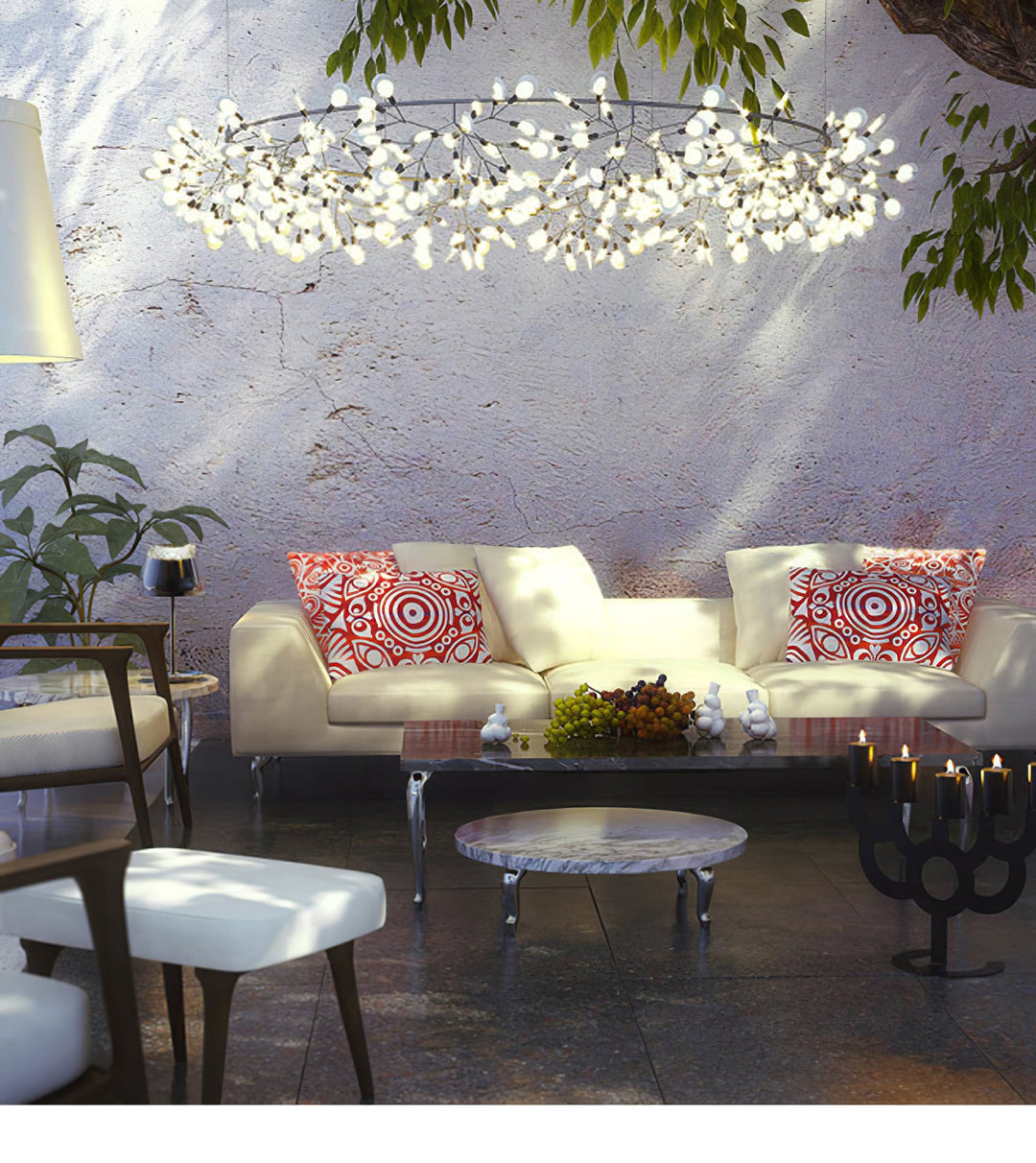 Arbor Branch LED Chandelier