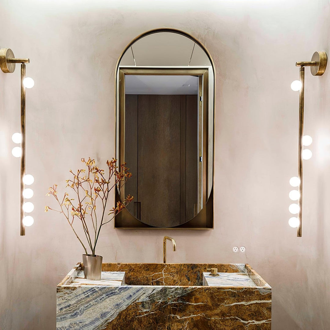 Corbin Glass Tube Wall Sconce