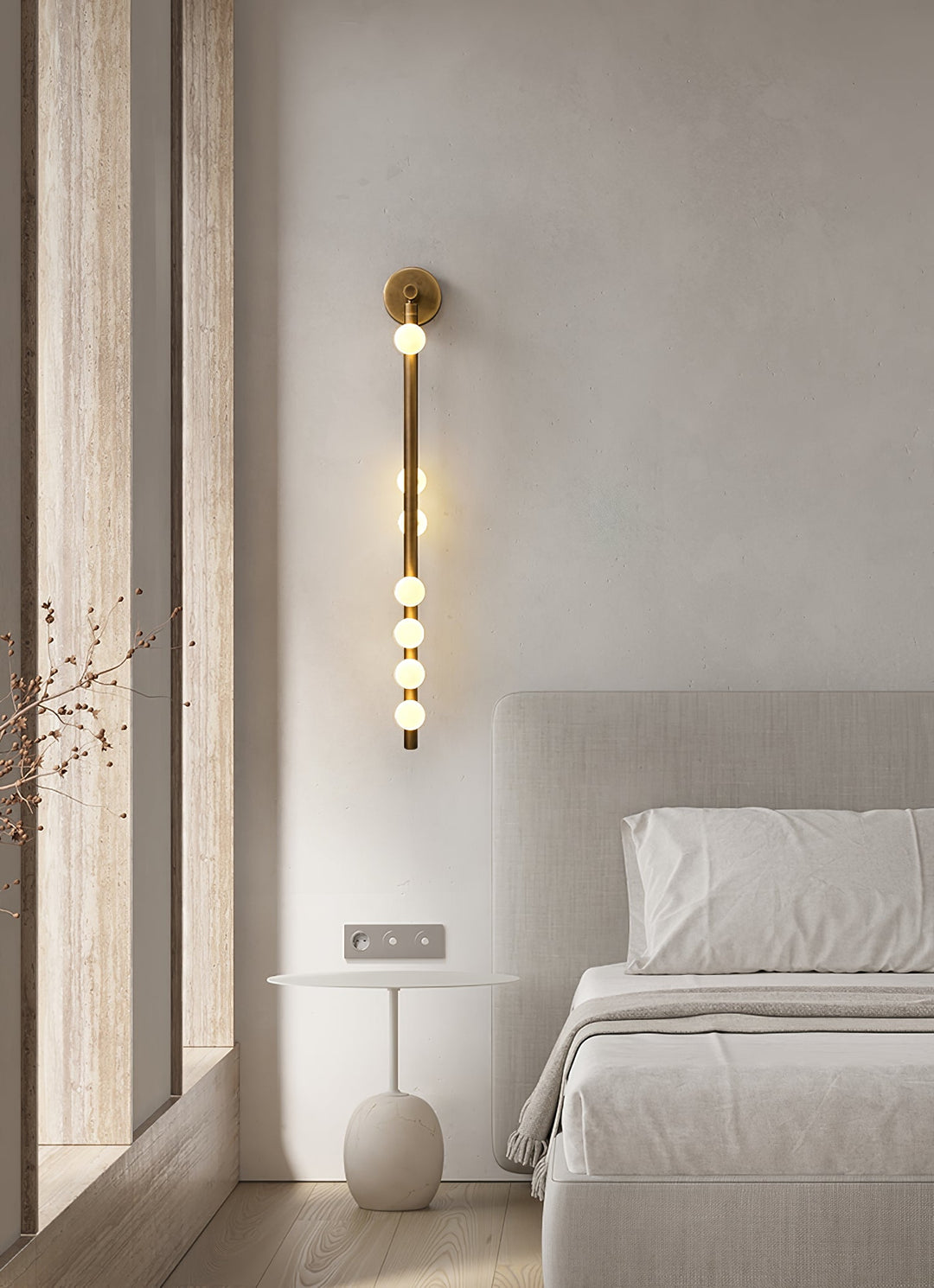 Corbin Glass Tube Wall Sconce