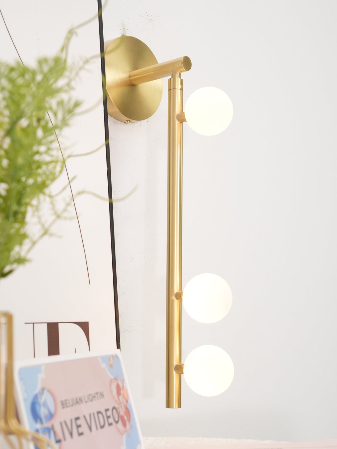 Corbin Glass Tube Wall Sconce