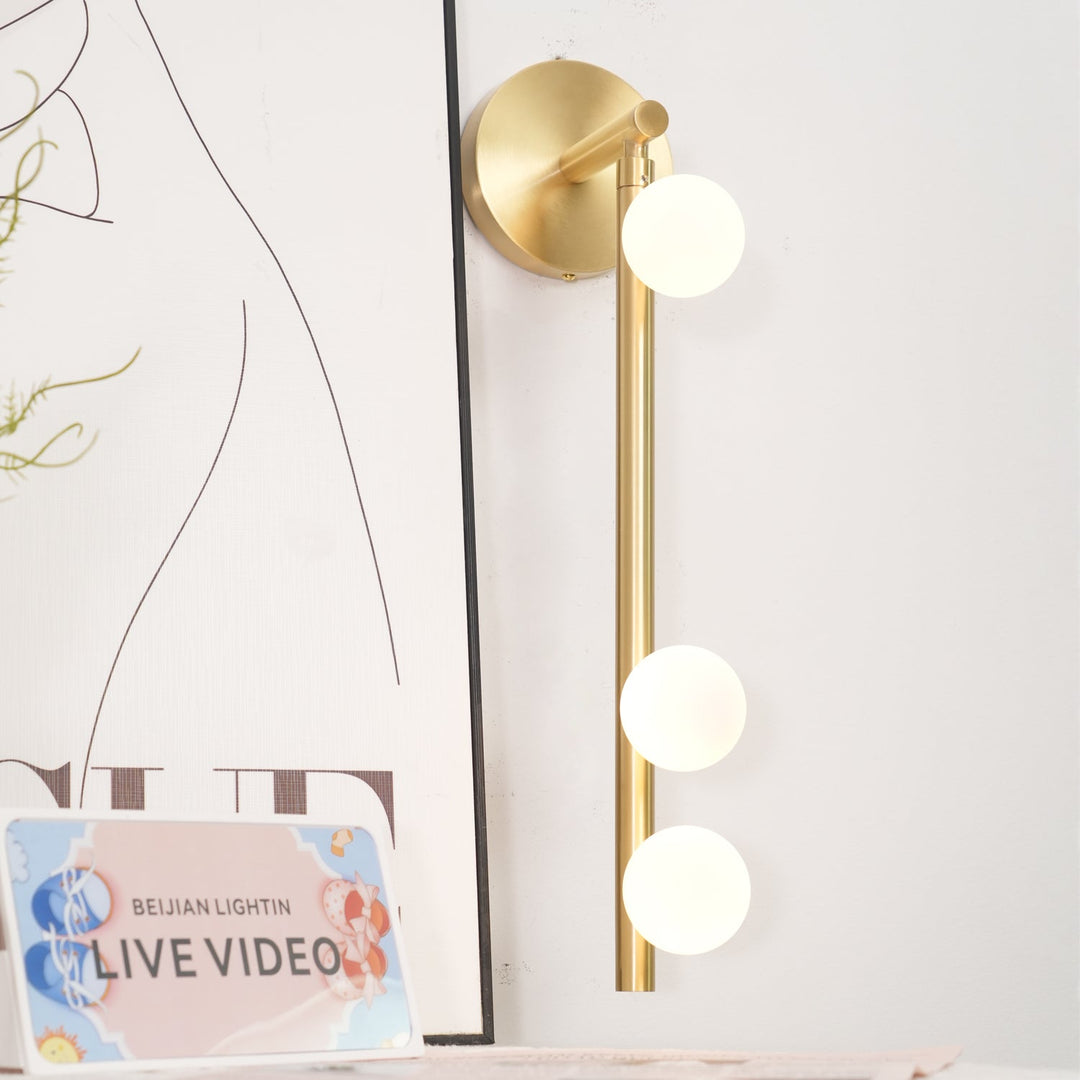 Corbin Glass Tube Wall Sconce