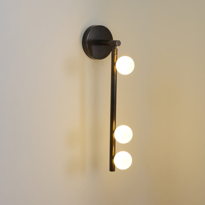 Corbin Glass Tube Wall Sconce