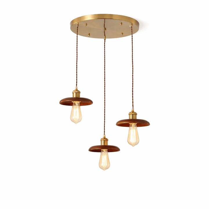 Fenwick Wood Dome Pendant Light
