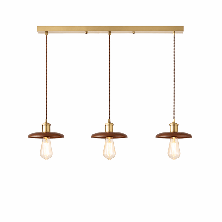 Fenwick Wood Dome Pendant Light