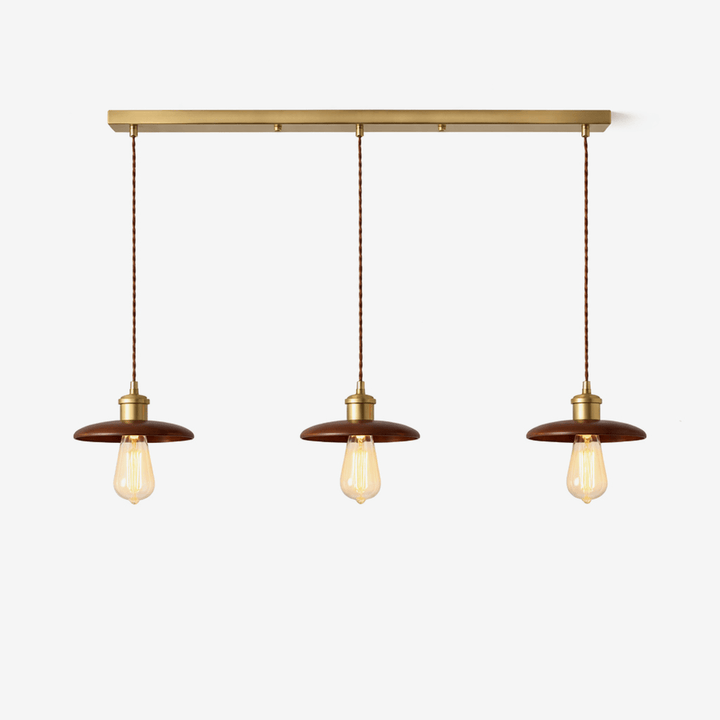 Fenwick Wood Dome Pendant Light