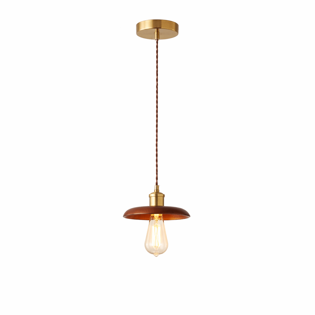 Fenwick Wood Dome Pendant Light
